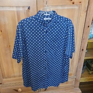 Daniel Cremieux Navy Floral Men's Shirt